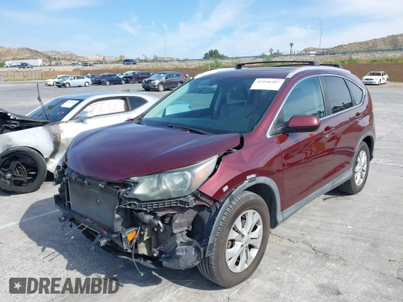 2012 Honda CR-V EX-L with VIN 5J6RM4H78CL047990, listed as a IAAI auction lot 42146207 with 121,043 mi miles. Bid and sale history available at carsss.com. Image 19.