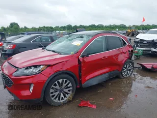 2020 Ford Escape Titanium with VIN 1FMCU9J9XLUA99423, listed as a IAAI auction lot 42511937 with 17,849 mi miles and . Bid and sale history available at DreamBid. Image 6.