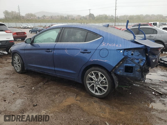 2020 Hyundai Elantra SEL z VIN 5NPD84LFXLH515922, wystawiony jako Copart lot #55400485 z przebiegiem 68 077 mil mil oraz Szkoda całkowita • Salvage title. Historia ofert i sprzedaży dostępna na DreamBid. Obrazek 2.
