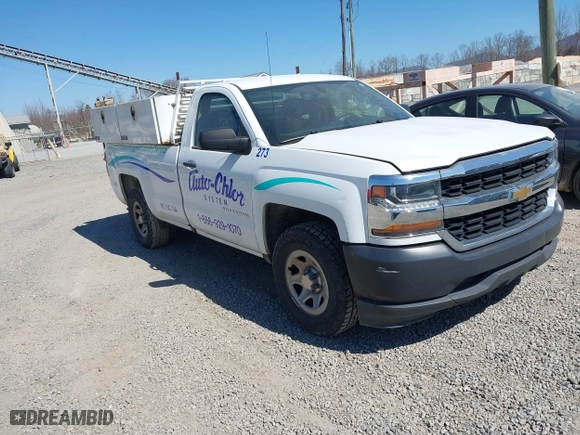2018 Chevrolet Silverado 1500 Work Truck with VIN 1GCNCNEC7JZ160368, listed as a IAAI auction lot 41770709 with 228,089 mi miles. Bid and sale history available at carsss.com. Image 1.