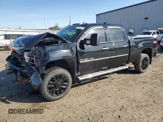 2012 GMC Sierra 2500HD Denali with VIN 1GT125E84CF108813, listed as a Copart auction lot 47122425 with 147,091 mi miles and Non repairable. Bid and sale history available at DreamBid. Image 1.