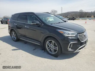 2017 Hyundai Santa Fe Limited Ultimate with VIN KM8SRDHF2HU247230, listed as a Copart auction lot 49031275 with 117,115 mi miles and Salvage Title. Bid and sale history available at carsss.com. Image 4.
