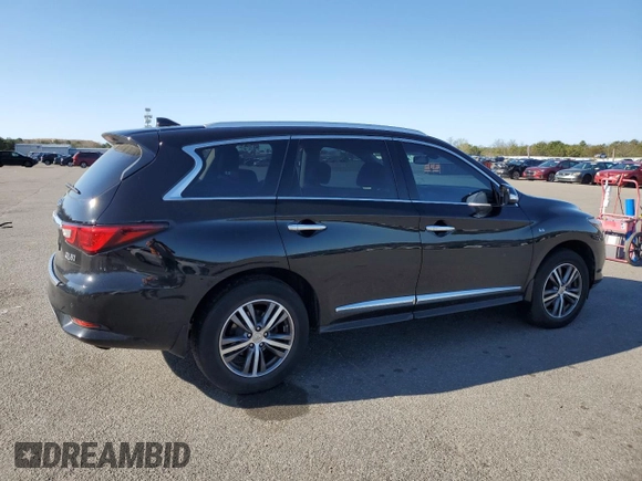 2017 Infiniti QX60 with VIN 5N1DL0MM6HC554882, listed as a Copart auction lot 54297515 with 82,996 mi miles and Salvage Title. Bid and sale history available at DreamBid. Image 3.