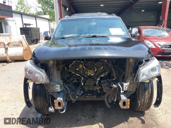 2015 Infiniti QX80 with VIN JN8AZ2NE5F9082021, listed as a IAAI auction lot 42257172 with 205,114 mi miles and . Bid and sale history available at DreamBid. Image 13.