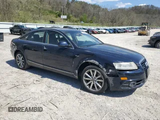 2011 Audi A6 Prestige with VIN WAUKGAFB1BN043249, listed as a Copart auction lot 53138405 with 133,230 mi miles and Salvage title. Bid and sale history available at DreamBid. Image 4.