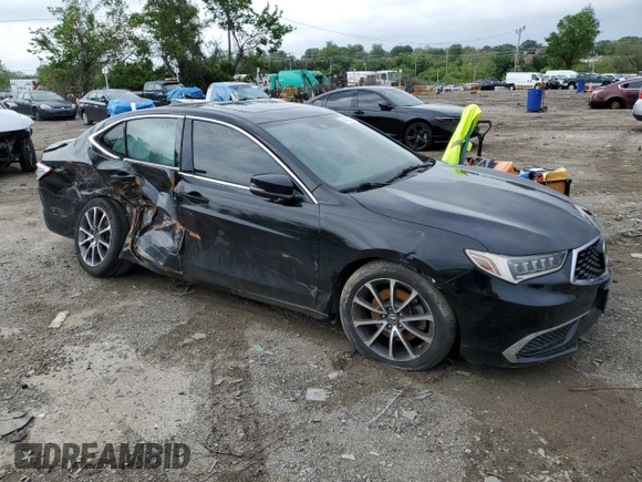 2018 Acura TLX z VIN 19UUB2F34JA005529, wystawiony jako Copart lot #54868315 z przebiegiem Nie podano mil oraz Szkoda całkowita • Salvage title. Historia ofert i sprzedaży dostępna na DreamBid. Obrazek 4.