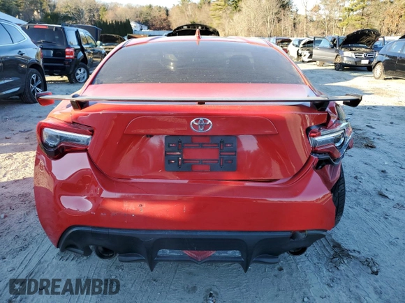 2018 Toyota 86 GT with VIN JF1ZNAE15J9700227, listed as a Copart auction lot 82112024 with 77,558 mi miles and Salvage Title. Bid and sale history available at carsss.com. Image 6.