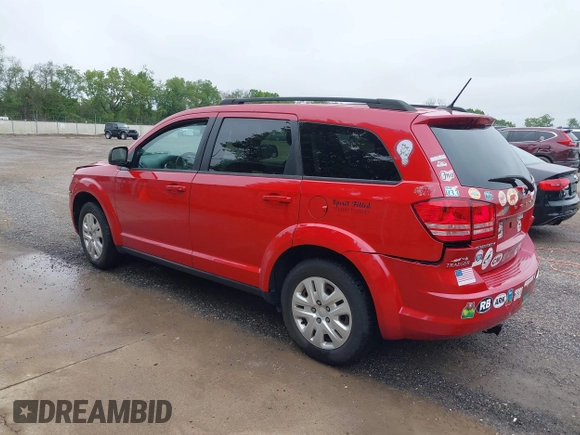 2017 Dodge Journey SE z VIN 3C4PDCAB5HT507673, wystawiony jako IAAI lot #42348007 z przebiegiem 115 918 mil mil oraz . Historia ofert i sprzedaży dostępna na DreamBid. Obrazek 3.