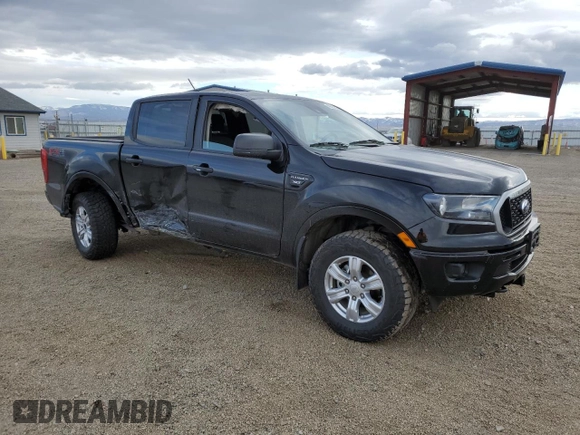 2019 Ford Ranger XL with VIN 1FTER4FH9KLB23197, listed as a Copart auction lot 49005295 with 27,879 mi miles and Salvage title. Bid and sale history available at DreamBid. Image 4.
