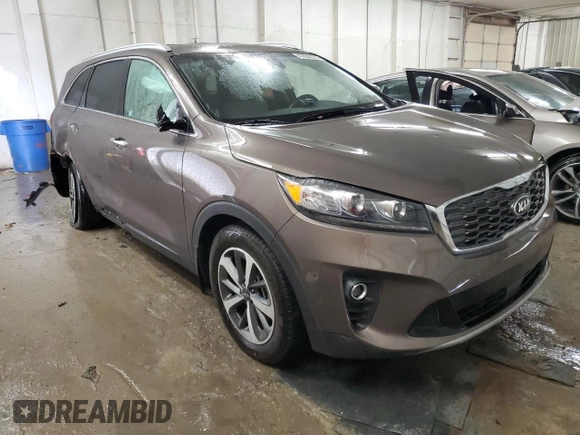2019 Kia Sorento EX with VIN 5XYPH4A54KG506078, listed as a Copart auction lot 47638125 with 33,485 mi miles and Salvage Title. Bid and sale history available at DreamBid. Image 4.