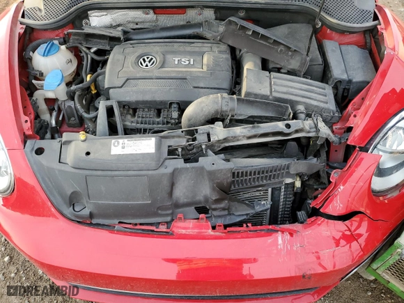 2017 Volkswagen Beetle 1.8T SE with VIN 3VWJ17AT0HM622994, listed as a Copart auction lot 77161414 with 102,415 mi miles and Clean Title. Bid and sale history available at carsss.com. Image 12.