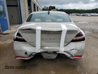2025 Genesis G70 2.5T with VIN KMTG34SC2SU153528, listed as a Copart auction lot 64595435 with 18,752 mi miles and Clean title. Bid and sale history available at DreamBid. Image 6.