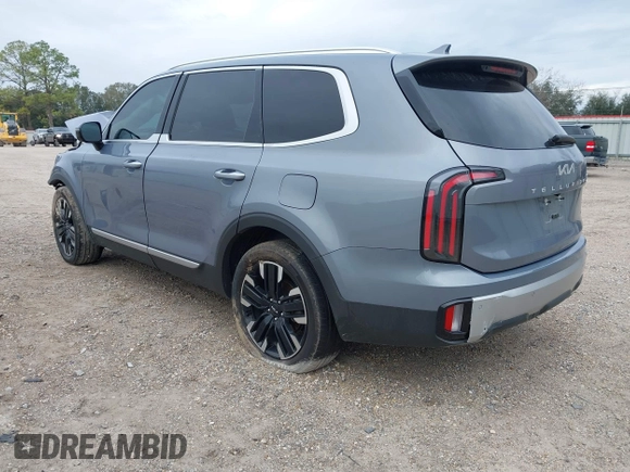 2023 Kia Telluride SX Prestige X-Line z VIN 5XYP5DGCXPG399768, wystawiony jako IAAI lot #41268192 z przebiegiem 19 284 mil mil oraz . Historia ofert i sprzedaży dostępna na DreamBid. Obrazek 3.