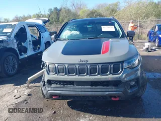 2022 Jeep Compass Trailhawk z VIN 3C4NJDDBXNT108822, wystawiony jako IAAI lot #41158116 z przebiegiem 41 368 mil mil oraz . Historia ofert i sprzedaży dostępna na DreamBid. Obrazek 12.