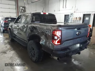 2024 Ford Ranger Raptor with VIN 1FTER4LR8RLE10778, listed as a IAAI auction lot 41729488 with 20,882 mi miles. Bid and sale history available at carsss.com. Image 3.