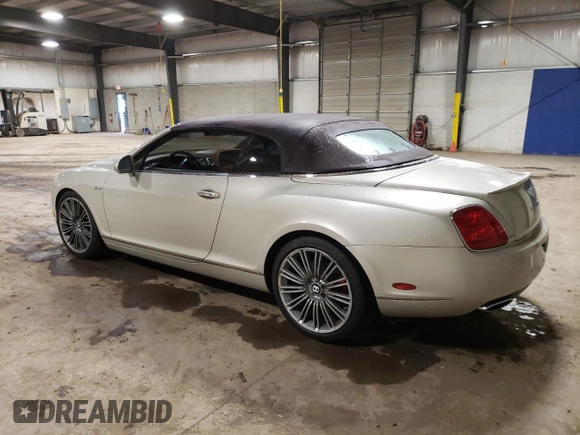 2010 Bentley Continental GT with VIN SCBDP3ZA3AC063350, listed as a Copart auction lot 44031934 with 42,573 mi miles and . Bid and sale history available at DreamBid. Image 2.