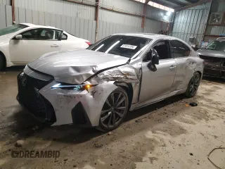 2024 Lexus IS 350 F Sport with VIN JTHGZ1E29R5034442, listed as a Copart auction lot 81814194 with 2,838 mi miles and Salvage title. Bid and sale history available at DreamBid. Image 1.