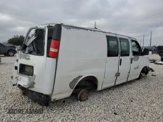 2008 Chevrolet Express Cargo Van with VIN 1GCGG25C881138805, listed as a Copart auction lot 46987615 with 0 mi miles and Non Repairable. Bid and sale history available at carsss.com. Image 3.