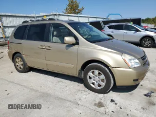 2007 Kia Sedona with VIN KNDMB133376125024, listed as a Copart auction lot 83657414 with 259,814 mi miles and Non Repairable. Bid and sale history available at carsss.com. Image 4.