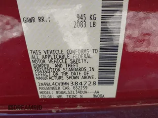 2021 Nissan Altima 2.5 SR with VIN 1N4BL4CV9MN384728, listed as a IAAI auction lot 41833575 with 31,713 mi miles. Bid and sale history available at carsss.com. Image 9.
