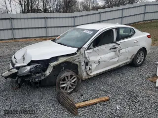 2012 Kia Optima LX with VIN KNAGM4A74C5287062, listed as a Copart auction lot 46162905 with 0 mi miles and Salvage Title. Bid and sale history available at carsss.com. Image 1.