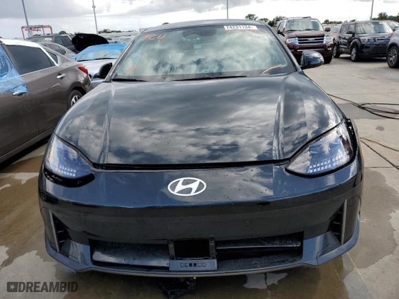 2023 Hyundai IONIQ 6 SEL with VIN KMHM34AA1PA043107, listed as a Copart auction lot 74231134 with 0 miles and Salvage Title. Bid and sale history available at carsss.com. Image 5.