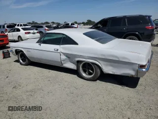 1966 Chevrolet Impala z VIN 164376C140839, wystawiony jako Copart lot #55460165 z przebiegiem 9 061 mil mil oraz Szkoda całkowita • Salvage title. Historia ofert i sprzedaży dostępna na DreamBid. Obrazek 2.