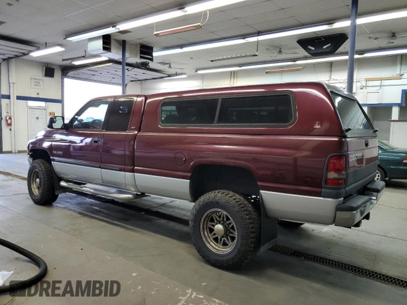 2001 Dodge Ram 2500 with VIN 1B7KF236X1J527039, listed as a Copart auction lot 80070634 with 185,735 mi miles and Salvage Title. Bid and sale history available at carsss.com. Image 2.