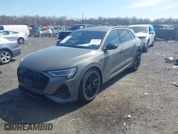 2022 Audi e-tron Chronos with VIN WA1VABGEXNB024392, listed as a IAAI auction lot 41828384 with 35,637 mi miles. Bid and sale history available at carsss.com. Image 18.