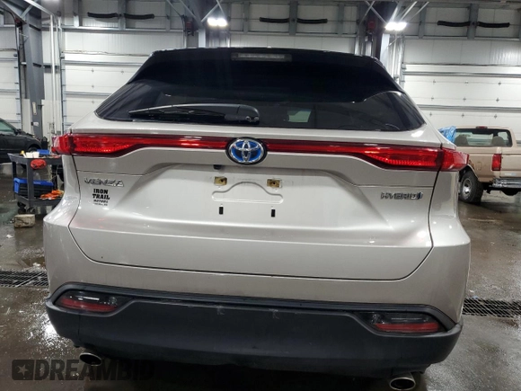 2022 Toyota Venza LE with VIN JTEAAAAH2NJ094133, listed as a Copart auction lot 61101714 with 47,223 mi miles and Salvage Title. Bid and sale history available at carsss.com. Image 6.