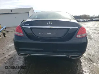 2018 Mercedes-Benz C 300 with VIN 55SWF4JB7JU257190, listed as a Copart auction lot 47238505 with 61,712 mi miles and Salvage title. Bid and sale history available at DreamBid. Image 6.