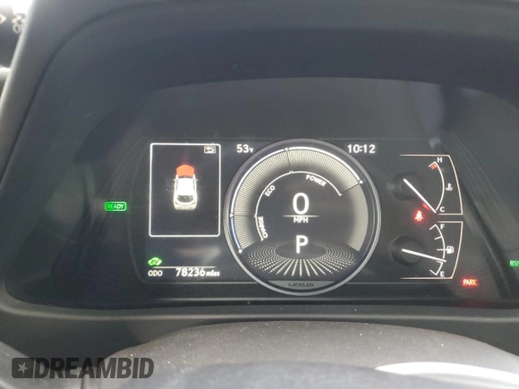 2022 Lexus UX 250h z VIN JTHX9JBH3N2062550, wystawiony jako Copart lot #44991325 z przebiegiem 78 236 mil mil oraz Szkoda całkowita • Salvage title. Historia ofert i sprzedaży dostępna na DreamBid. Obrazek 9.