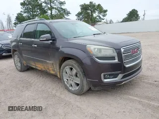 2015 GMC Acadia Denali with VIN 1GKKRTKD0FJ349098, listed as a IAAI auction lot 41882893 with 159,201 mi miles. Bid and sale history available at carsss.com. Image 1.