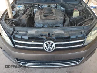 2012 Volkswagen Touareg Exec with VIN WVGEF9BP8CD008665, listed as a Copart auction lot 84611354 with 103,090 mi miles and Salvage Title. Bid and sale history available at DreamBid. Image 12.