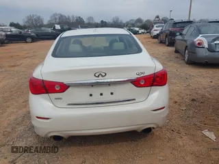 2017 Infiniti Q50 3.0t Premium with VIN JN1EV7AR8HM839141, listed as a IAAI auction lot 41803774 with 109,893 mi miles. Bid and sale history available at carsss.com. Image 16.