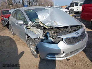 2016 Kia Forte LX with VIN KNAFK4A67G5555214, listed as a IAAI auction lot 41716203 with 148,207 mi miles. Bid and sale history available at carsss.com. Image 1.