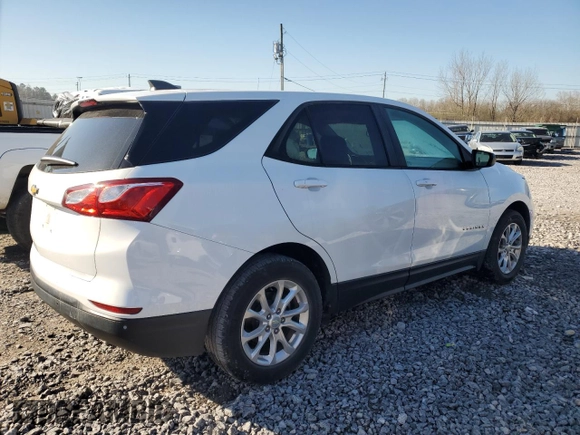 2020 Chevrolet Equinox LS z VIN 3GNAXFEV3LS585393, wystawiony jako Copart lot #48416025 z przebiegiem 105 797 mil mil oraz Szkoda całkowita • Salvage title. Historia ofert i sprzedaży dostępna na DreamBid. Obrazek 3.