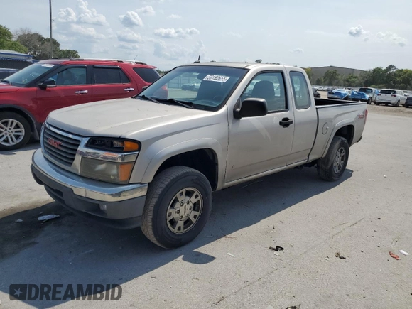 2008 GMC Canyon z VIN 1GTDT199388165327, wystawiony jako Copart lot #56152655 z przebiegiem 138 282 mil mil oraz Czysty tytuł • Clean title. Historia ofert i sprzedaży dostępna na DreamBid. Obrazek 1.