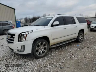 2016 Cadillac Escalade ESV Luxury Collection with VIN 1GYS4HKJ4GR431488, listed as a Copart auction lot 82768474 with 153,944 mi miles and Non repairable. Bid and sale history available at DreamBid. Image 1.
