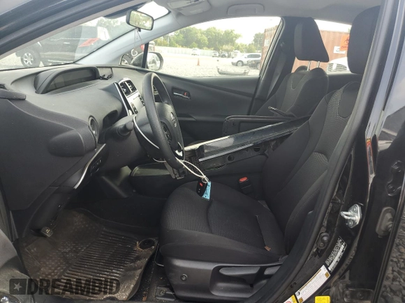 2022 Toyota Prius L Eco с VIN JTDKAMFU7N3179392, выставлен на аукционе Copart как лот 57717725 с пробегом 45 371 миль миль и Списание • Salvage title. История ставок и продаж доступна на DreamBid. Изображение 7.