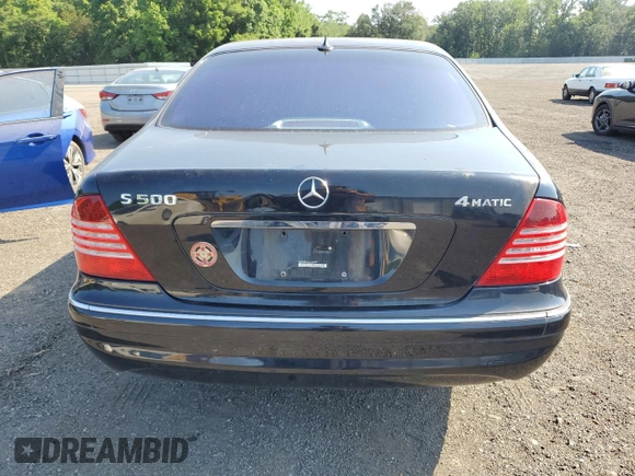 2003 Mercedes-Benz S 500 с VIN WDBNG84J63A328507, выставлен на аукционе Copart как лот 62529355 с пробегом 160 608 миль миль и Списание • Salvage title. История ставок и продаж доступна на DreamBid. Изображение 6.