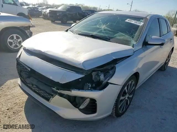 2018 Hyundai Elantra GT with VIN KMHH35LE5JU059534, listed as a Copart auction lot 48571823 with 77,022 mi miles. Bid and sale history available at carsss.com. Image 11.