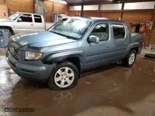 2006 Honda Ridgeline RTL with VIN 2HJYK16586H539665, listed as a Copart auction lot 69396164 with 212,978 mi miles and Salvage Title. Bid and sale history available at carsss.com. Image 1.