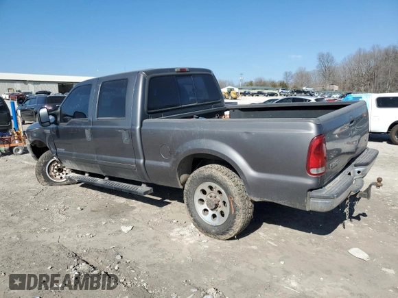 2002 Ford F-250 XL with VIN 3FTNW20F92MA15309, listed as a Copart auction lot 43750155 with 233,290 mi miles and Salvage Title. Bid and sale history available at DreamBid. Image 2.