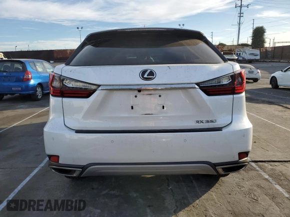2020 Lexus RX with VIN 2T2AZMAA2LC161657, listed as a Copart auction lot 42333535 with 67,108 mi miles and Salvage Title. Bid and sale history available at carsss.com. Image 6.