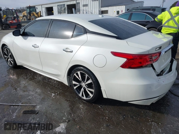 2017 Nissan Maxima SL with VIN 1N4AA6AP8HC431881, listed as a IAAI auction lot 41362863 with 113,536 mi miles and . Bid and sale history available at DreamBid. Image 3.