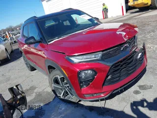 2021 Chevrolet TrailBlazer RS with VIN KL79MTSL5MB042028, listed as a IAAI auction lot 41578111 with 96,870 mi miles. Bid and sale history available at carsss.com. Image 1.