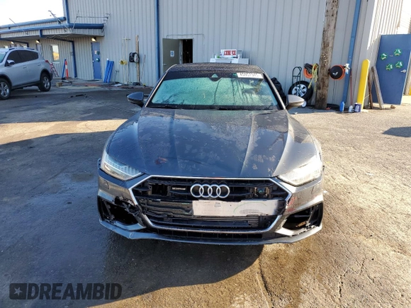 2020 Audi A7 Premium Plus with VIN WAUU2AF25LN026608, listed as a Copart auction lot 45957945 with 50,507 mi miles and Salvage Title. Bid and sale history available at carsss.com. Image 5.