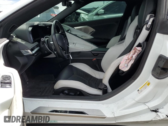 2023 Chevrolet Corvette 2LT with VIN 1G1YB2D40P5101955, listed as a Copart auction lot 68144174 with Not provided miles and Salvage title. Bid and sale history available at DreamBid. Image 7.