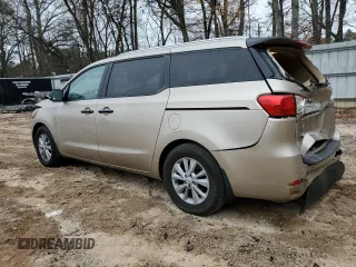 2015 Kia Sedona LX with VIN KNDMB5C16F6020174, listed as a Copart auction lot 45802495 with 103,570 mi miles and Salvage Title. Bid and sale history available at DreamBid. Image 2.